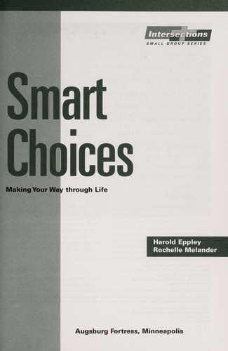 Cover for Intersections Smart Choices (Intersections (Augsburg))