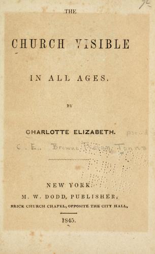 Cover for The church visible in all ages