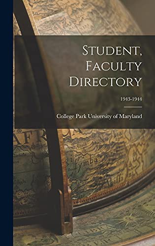 Cover for Student, Faculty Directory; 1943-1944