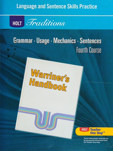 Cover for Language and sentence skills practice