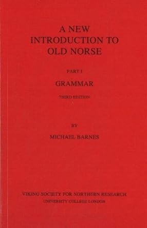 Cover for A new introduction to Old Norse