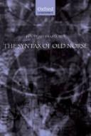Cover for The Syntax of Old Norse