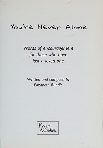 Cover for You're Never Alone
