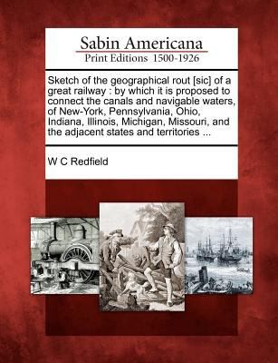 Cover for Sketch of the Geographical Rout Sic of a Great Railway