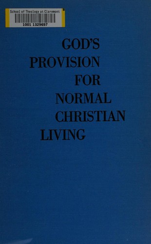 Cover for God's provision for normal Christian living.