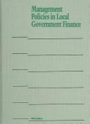 Cover for Management policies in local government finance