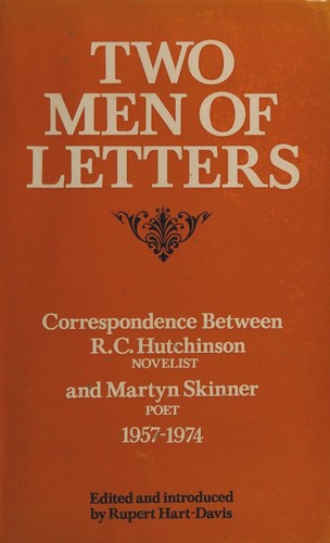 Cover for Two men of letters