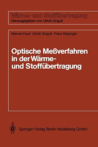 Cover for Optische Meßverfahren der Wärme- und Stoffübertragung