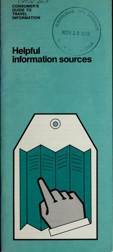 Cover for Consumer's guide to travel information