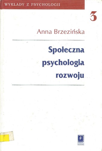 Cover for Społeczna psychologia rozwoju