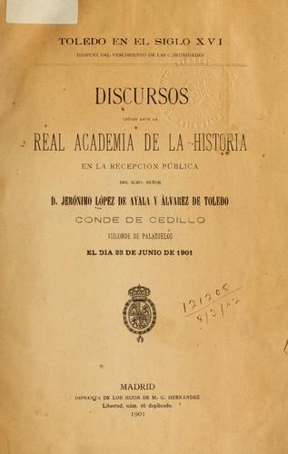 Cover for Toledo en el siglo XVI después del vencimiento de las comunidades