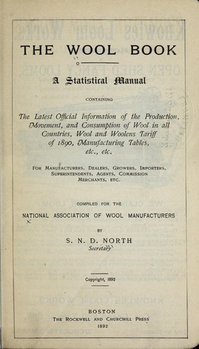 Cover for The wool book