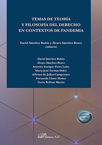 Cover for Temas de teoría y filosofía del derecho en contextos de pandemia