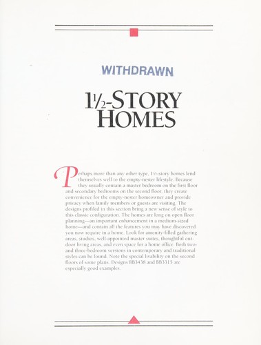Cover for Empty-nester homes