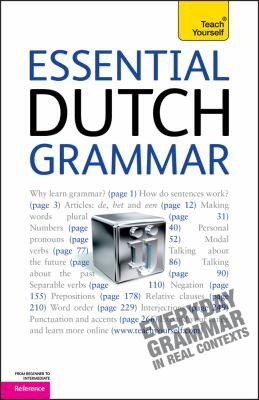 Cover for Essential Dutch Grammar