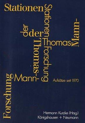 Cover for Stationen der Thomas-Mann-Forschung