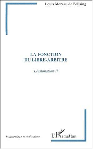 Cover for La fonction du libre-arbitre