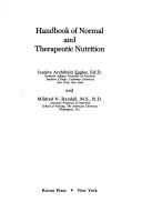 Cover for Handbook of normal and therapeutic nutrition