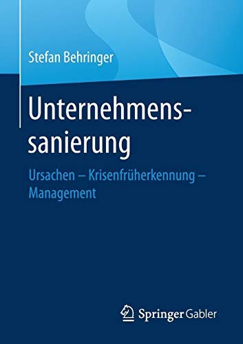 Cover for Unternehmenssanierung