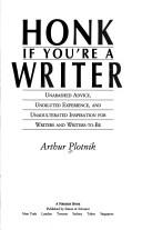 Cover for Honk if you're a writer