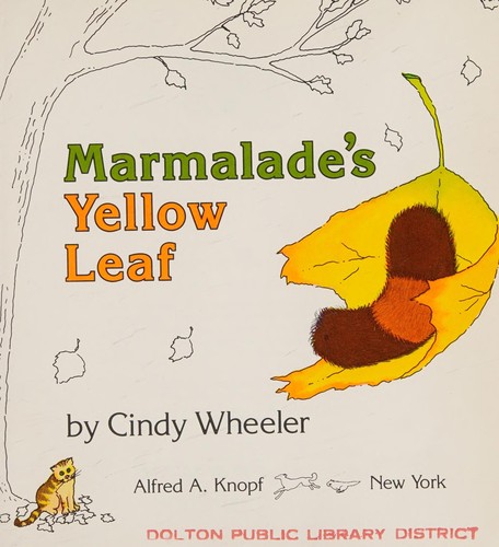 Cover for Marmalade's yellow leaf
