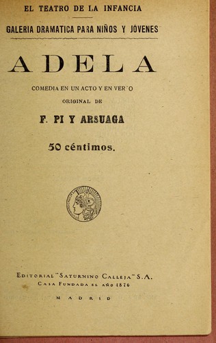 Cover for Adela