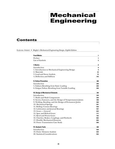 Cover for Shigley's Mechanical Engineering Design