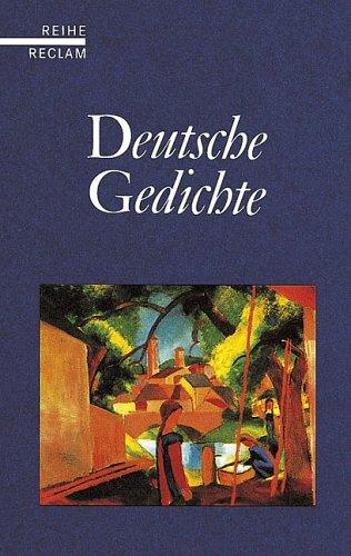 Cover for Deutsche Gedichte