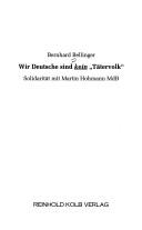 Cover for Wir Deutsche sind kein "Tätervolk"
