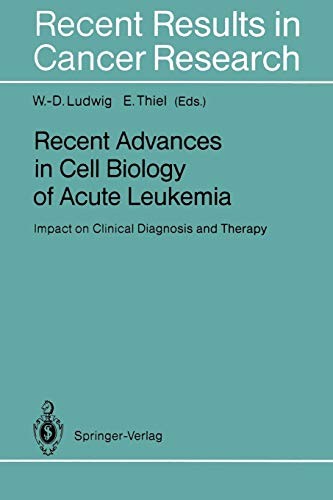 Cover for Recent Advances in Cell Biology of Acute Leukemia