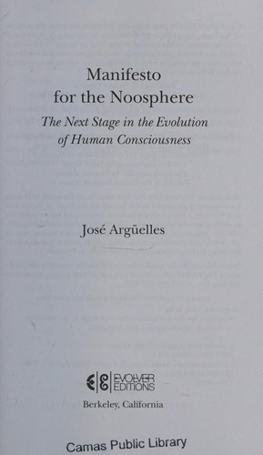 Cover for Manifesto for the noosphere