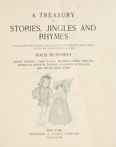 Cover for A treasury of stories, jingles and rhymes.