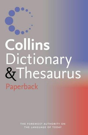 Cover for Collins Paperback Dictionary and Thesaurus