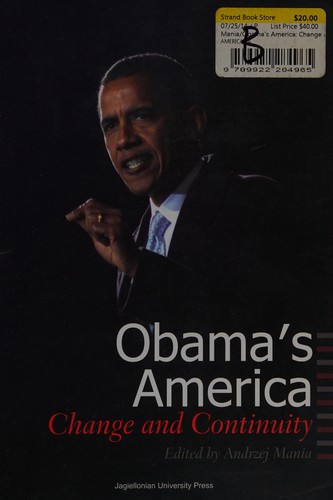 Cover for Obama's America