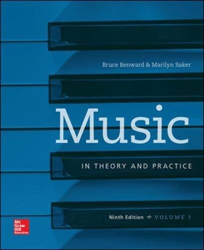 Cover for Music in Theory and Practice Volume 1