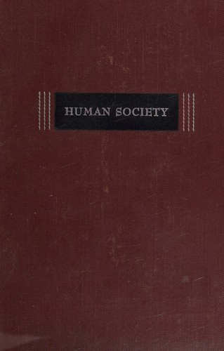Cover for Human society