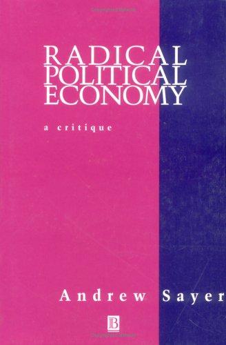 Cover for Radical political economy