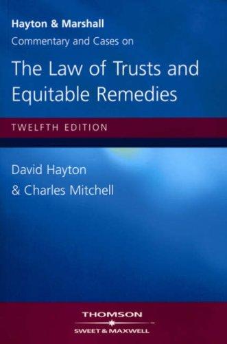 Cover for Hayton and Marshall