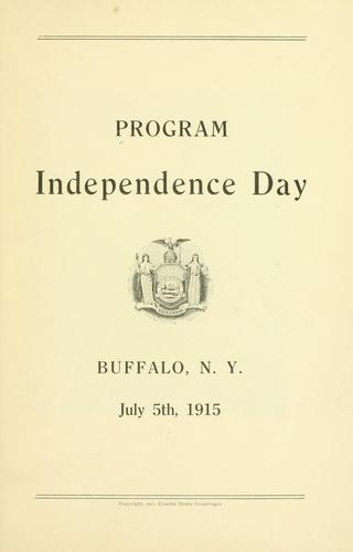 Cover for Program.