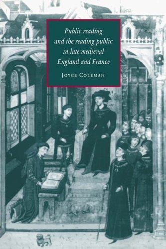 Cover for Public Reading and the Reading Public in Late Medieval England and France