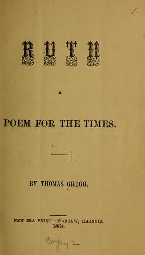 Cover for Ruth
