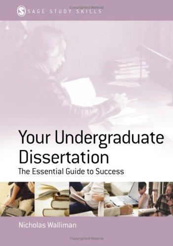 Cover for Your Undergraduate Dissertation