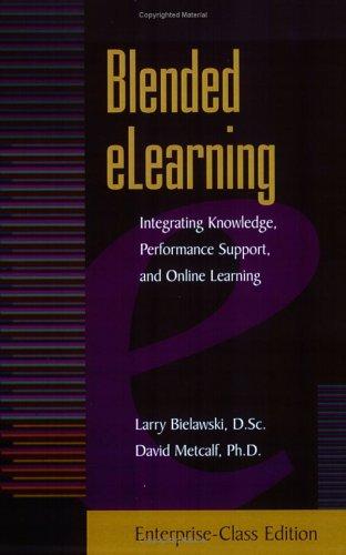 Cover for Blended E-Learning, Second Edition