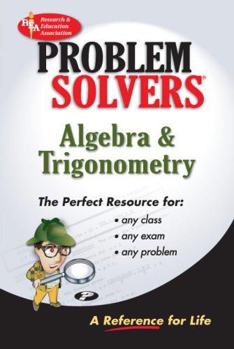Cover for Algebra & Trigonometry Problem Solver (REA) (Problem Solvers)