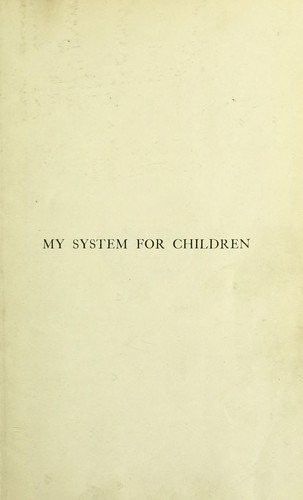 Cover for My system for children