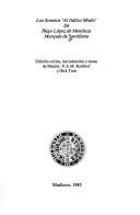Cover for Los Sonetos 'Al Italico Modo' De Inigo Lopez De Mendoza, Marques De Santillana (Spanish Series, 18)