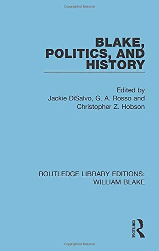 Cover for Blake, Politics, and History