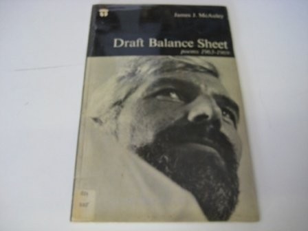 Cover for Draft balance sheet
