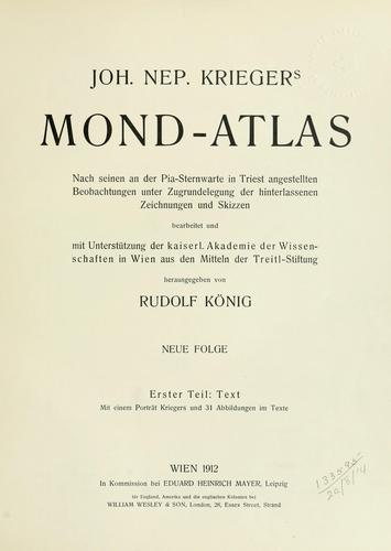 Cover for Mond-Atlas