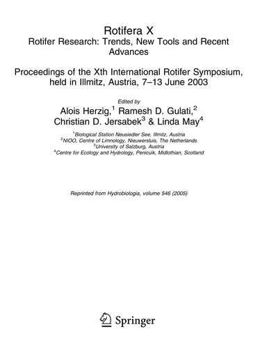 Cover for Rotifera X